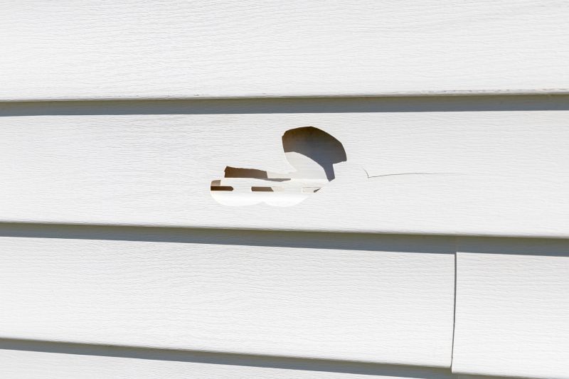 Vinyl siding patching process